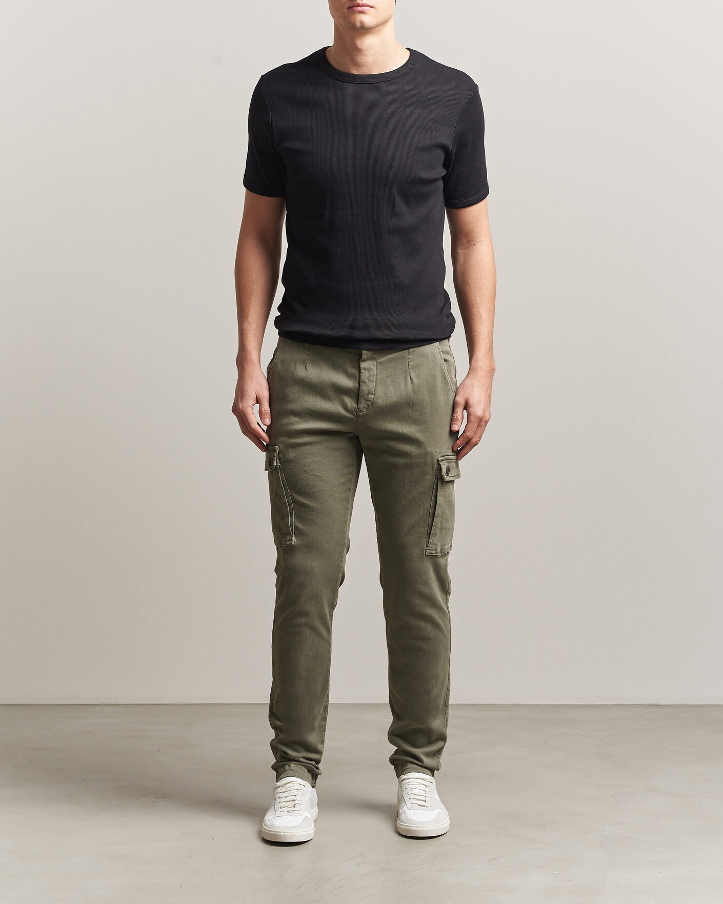 Hombres | Pantalones | Replay | Jaan Hyperflex Cargo Pants Military Green