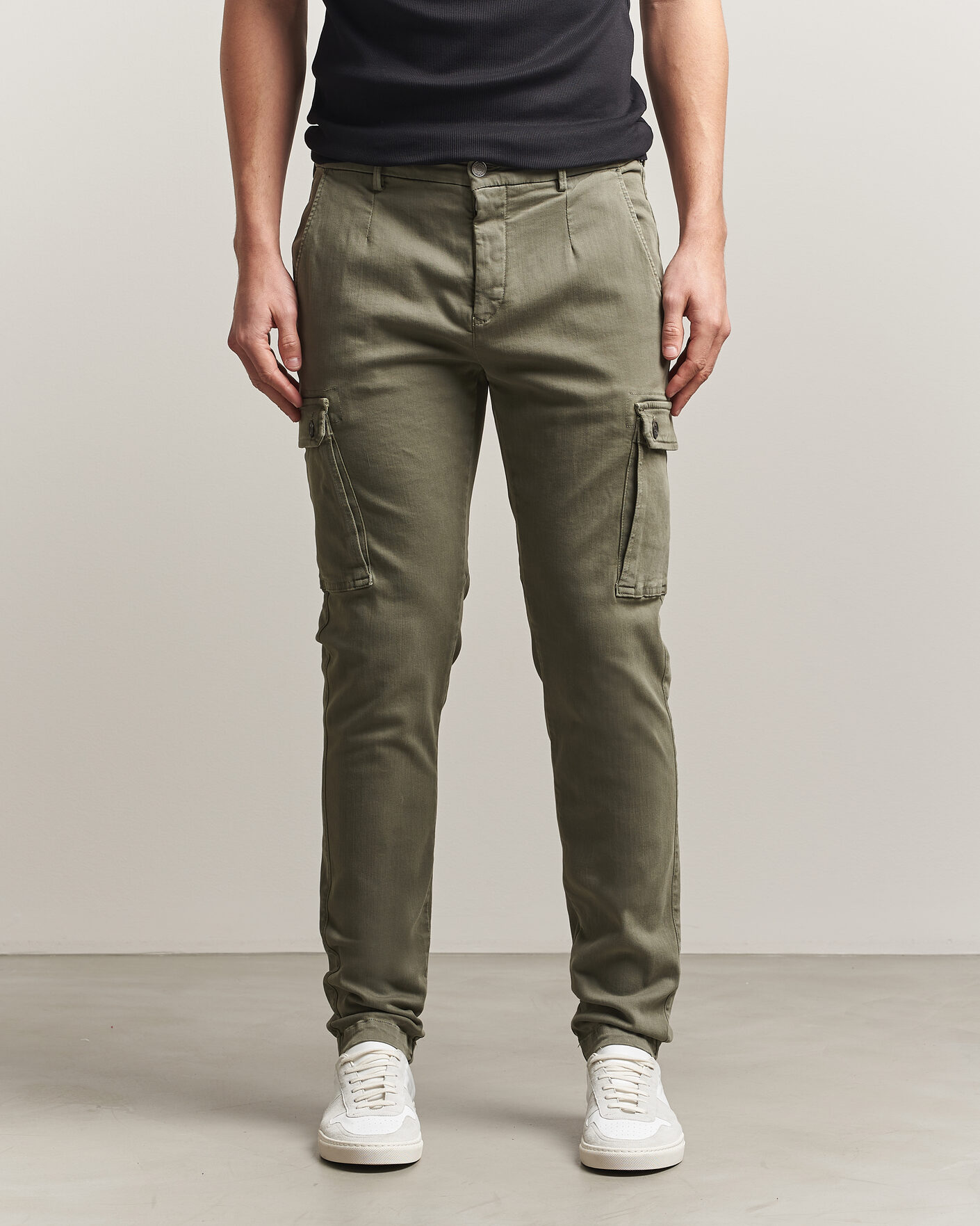 Hombres | Pantalones | Replay | Jaan Hyperflex Cargo Pants Military Green