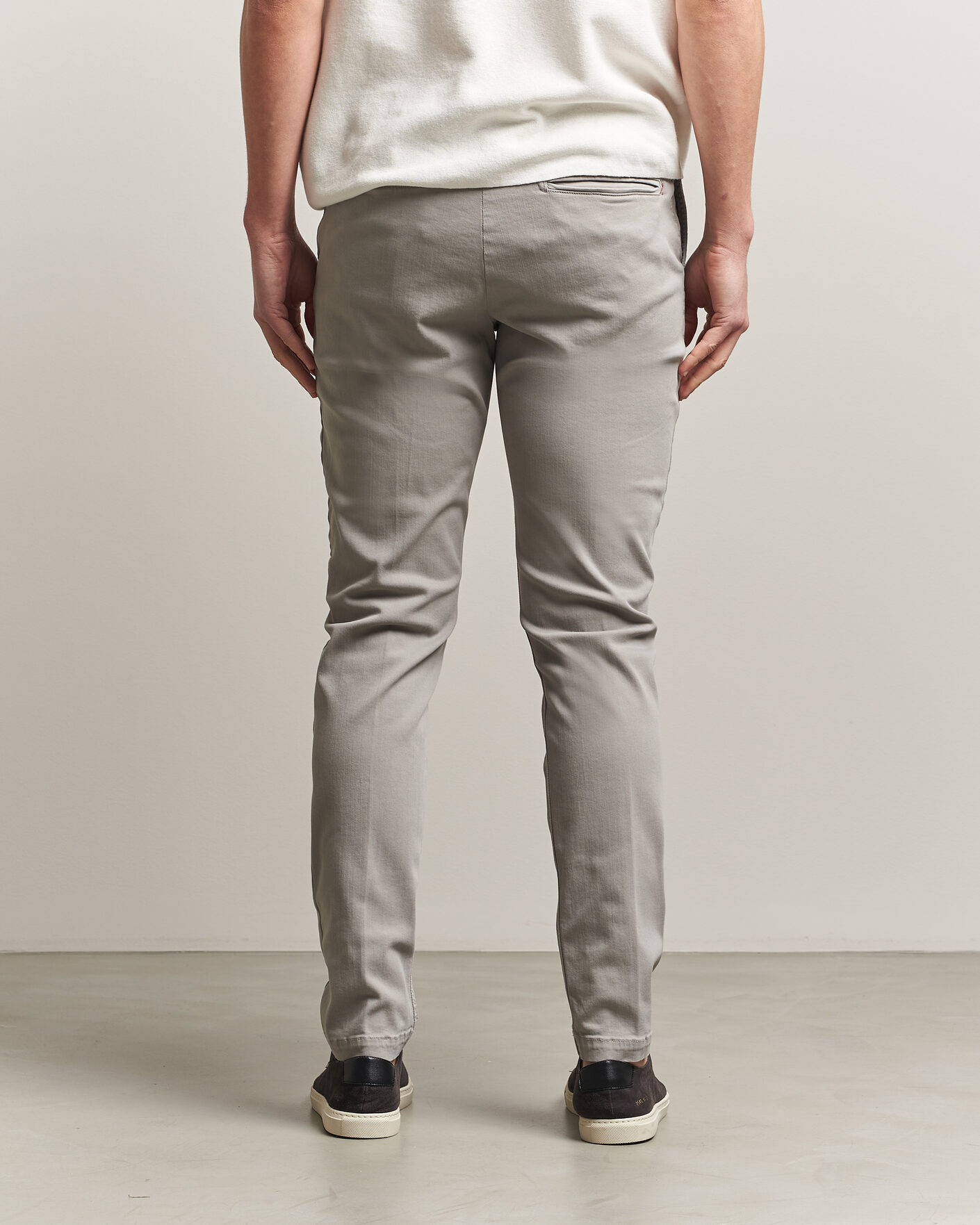 Hombres | Pantalones | Replay | Benni Hyperflex X-Lite Chinos Light Grey