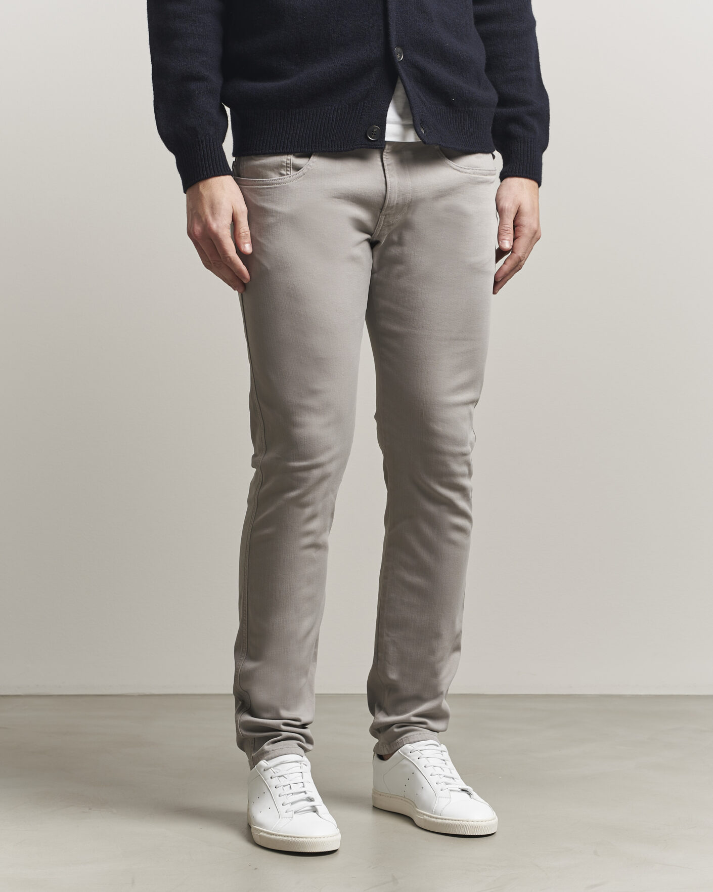 Hombres | Pantalones | Replay | Anbass Hyperflex X.Lite 5-Pocket Pants Light Grey