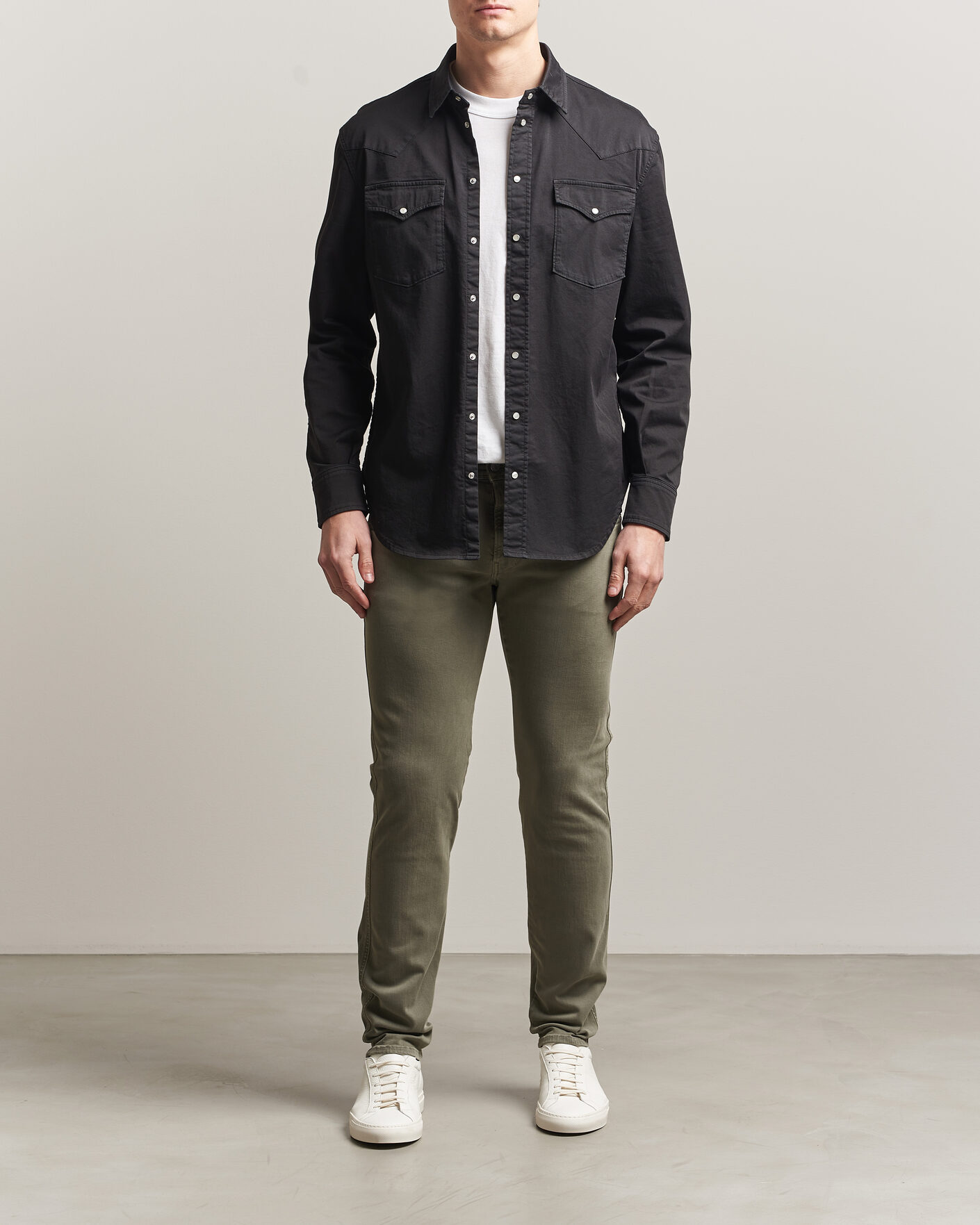 Hombres | Pantalones | Replay | Anbass Hyperflex X.Lite 5-Pocket Pants Military Green