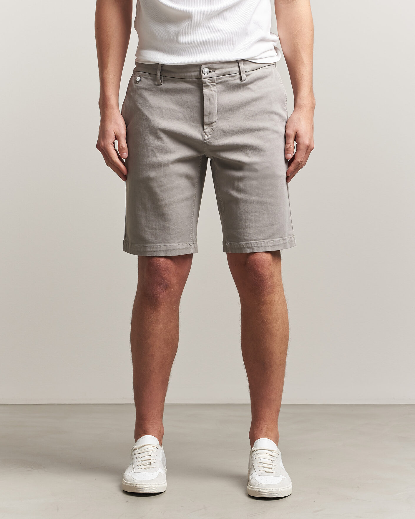 Hombres | Pantalones cortos | Replay | Benni Hyperflex Shorts Light Grey