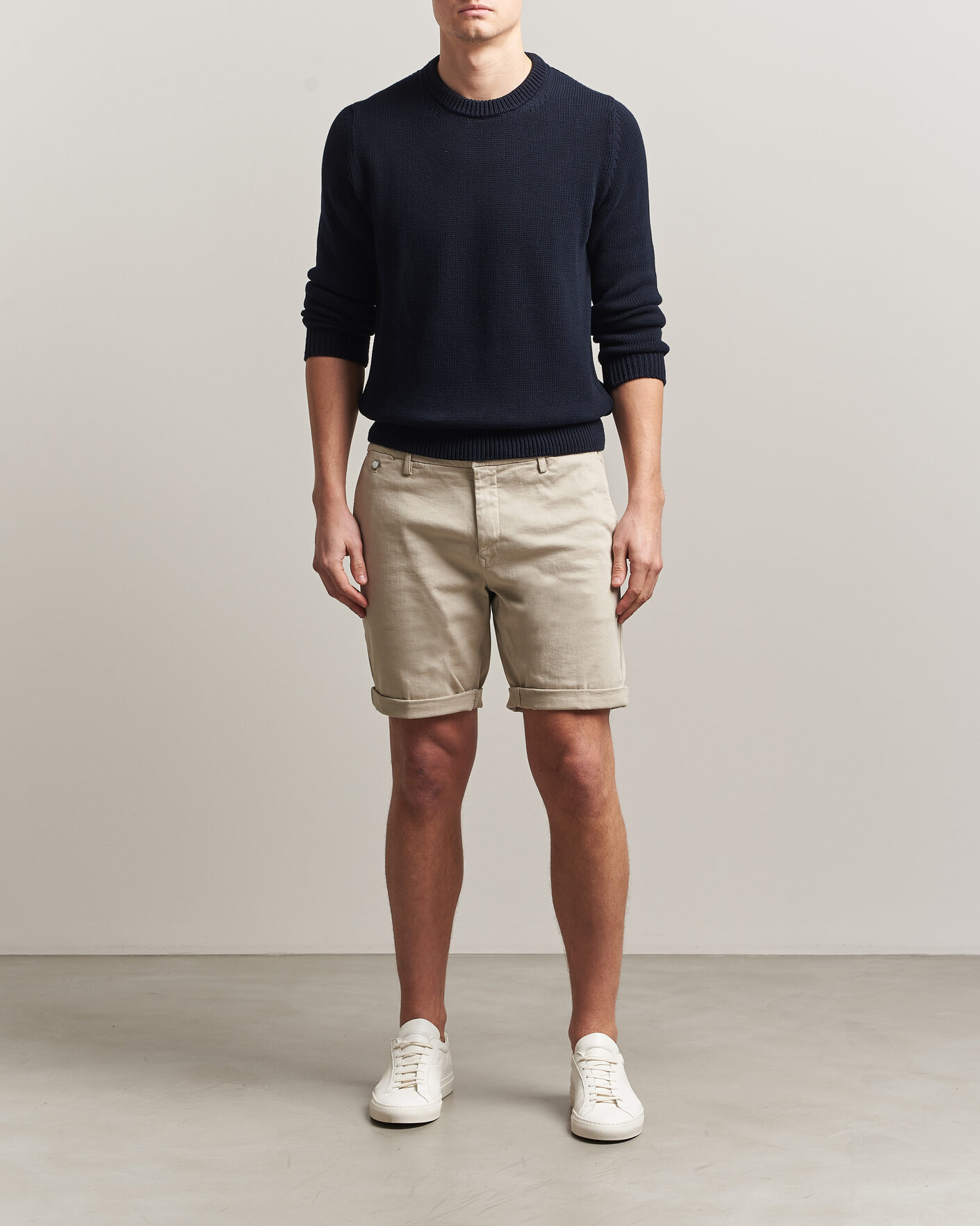 Hombres | Pantalones cortos | Replay | Benni Hyperflex Shorts Ivory