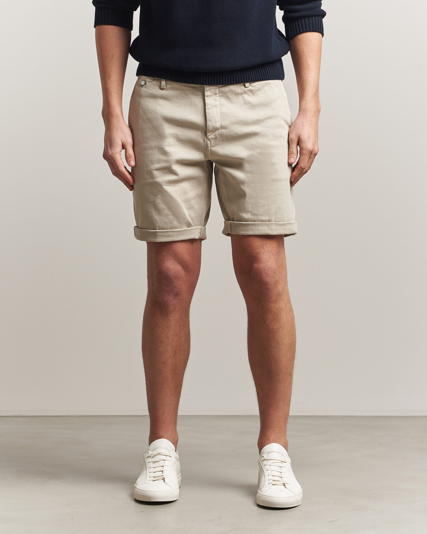 Hombres | Pantalones cortos | Replay | Benni Hyperflex Shorts Ivory