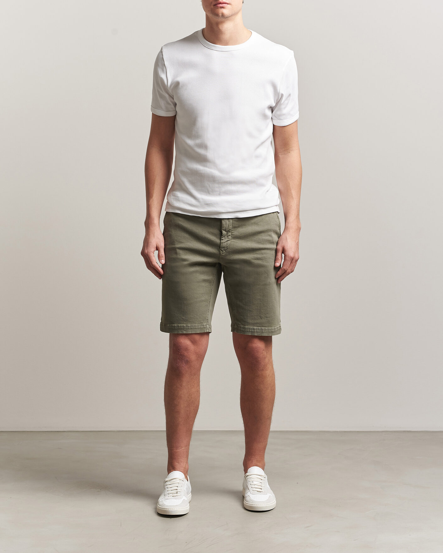 Hombres | Pantalones cortos | Replay | Benni Hyperflex Shorts Military Green