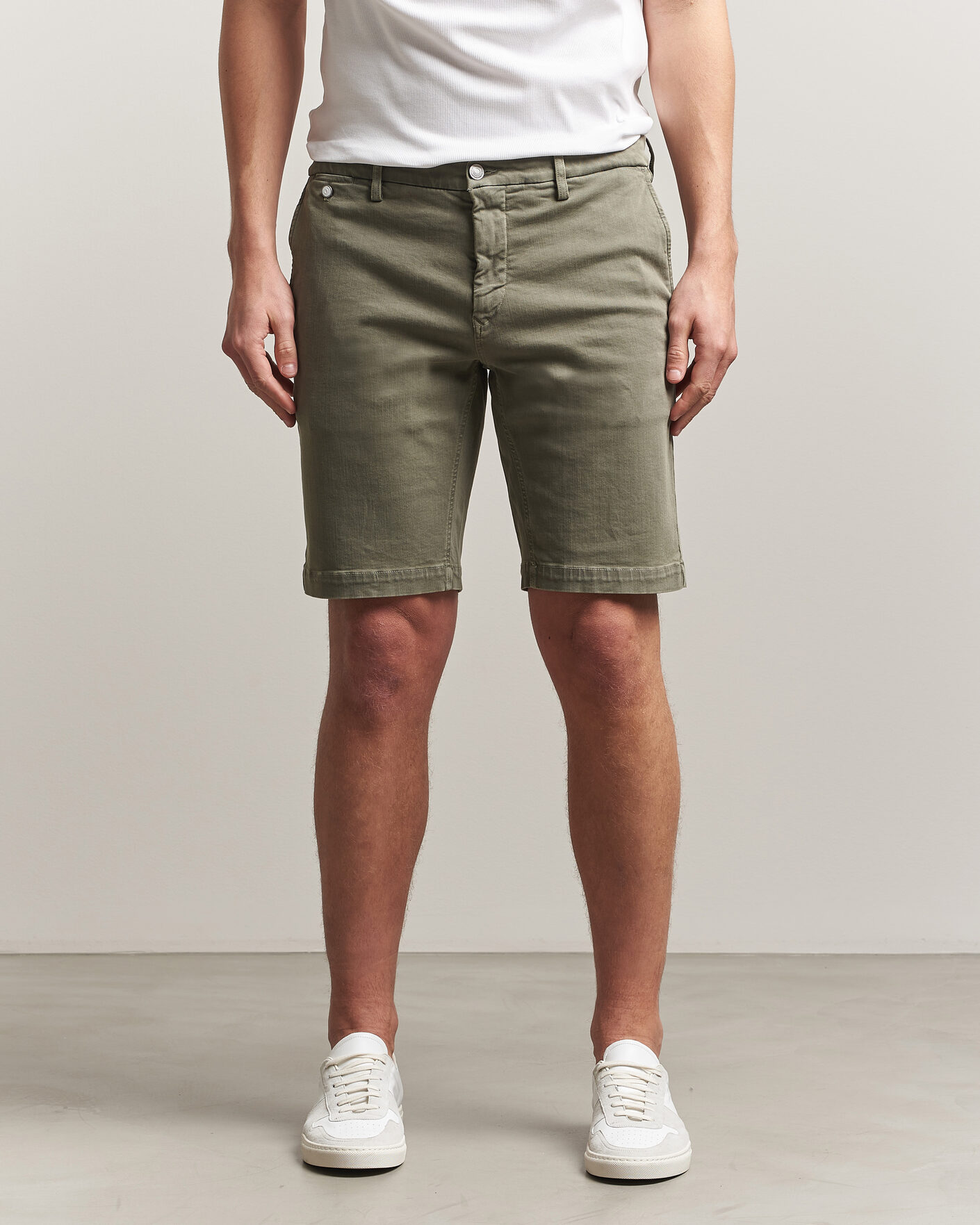 Hombres | Pantalones cortos | Replay | Benni Hyperflex Shorts Military Green