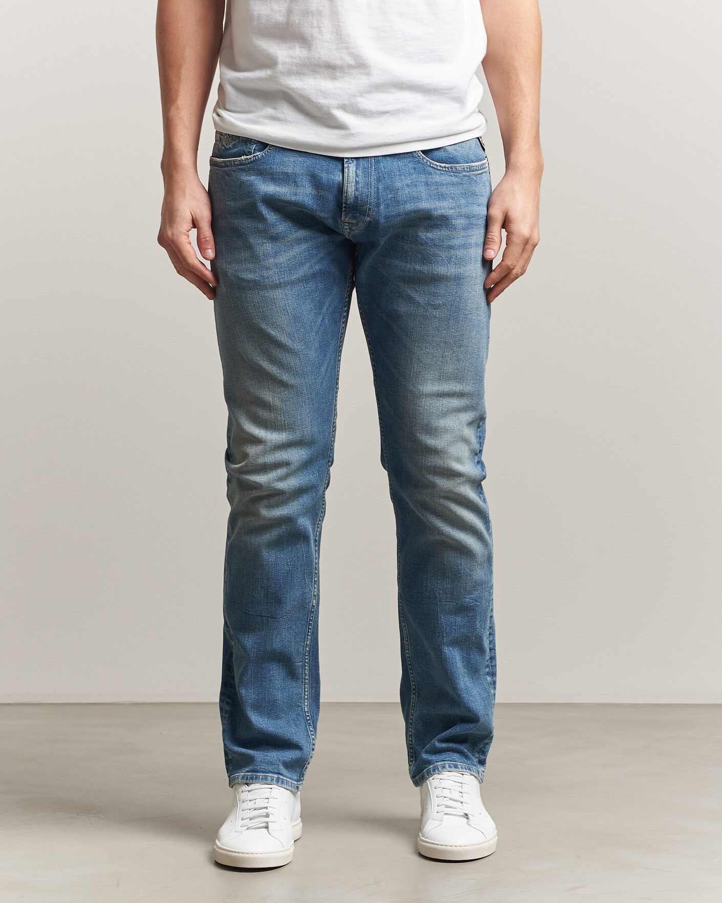 Hombres | Vaqueros | Replay | Rocco Comfort Fit Stretch Eco Plus Jeans Medium Blue