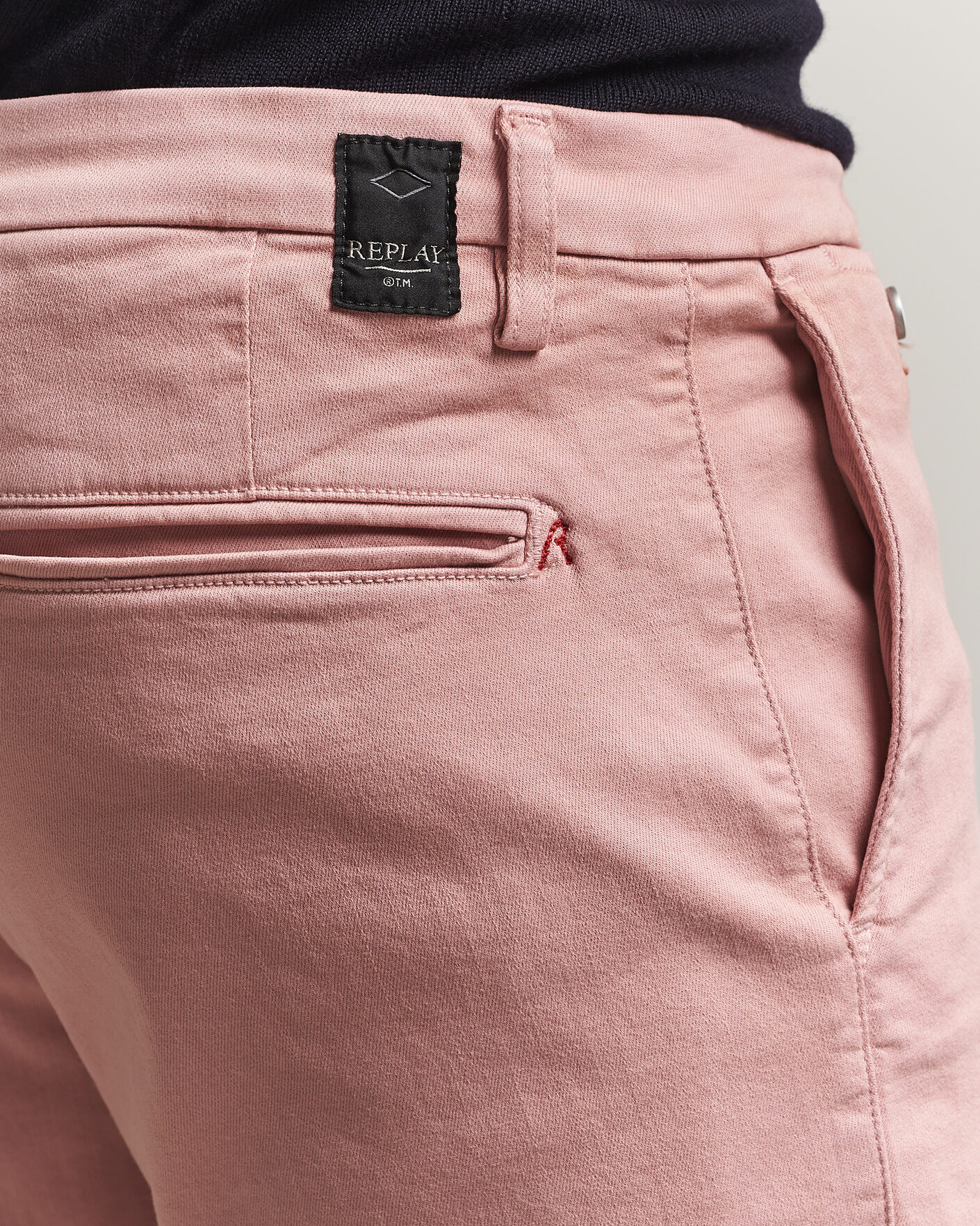 Hombres | Pantalones cortos | Replay | Benni Hyperflex Shorts Washed Pink