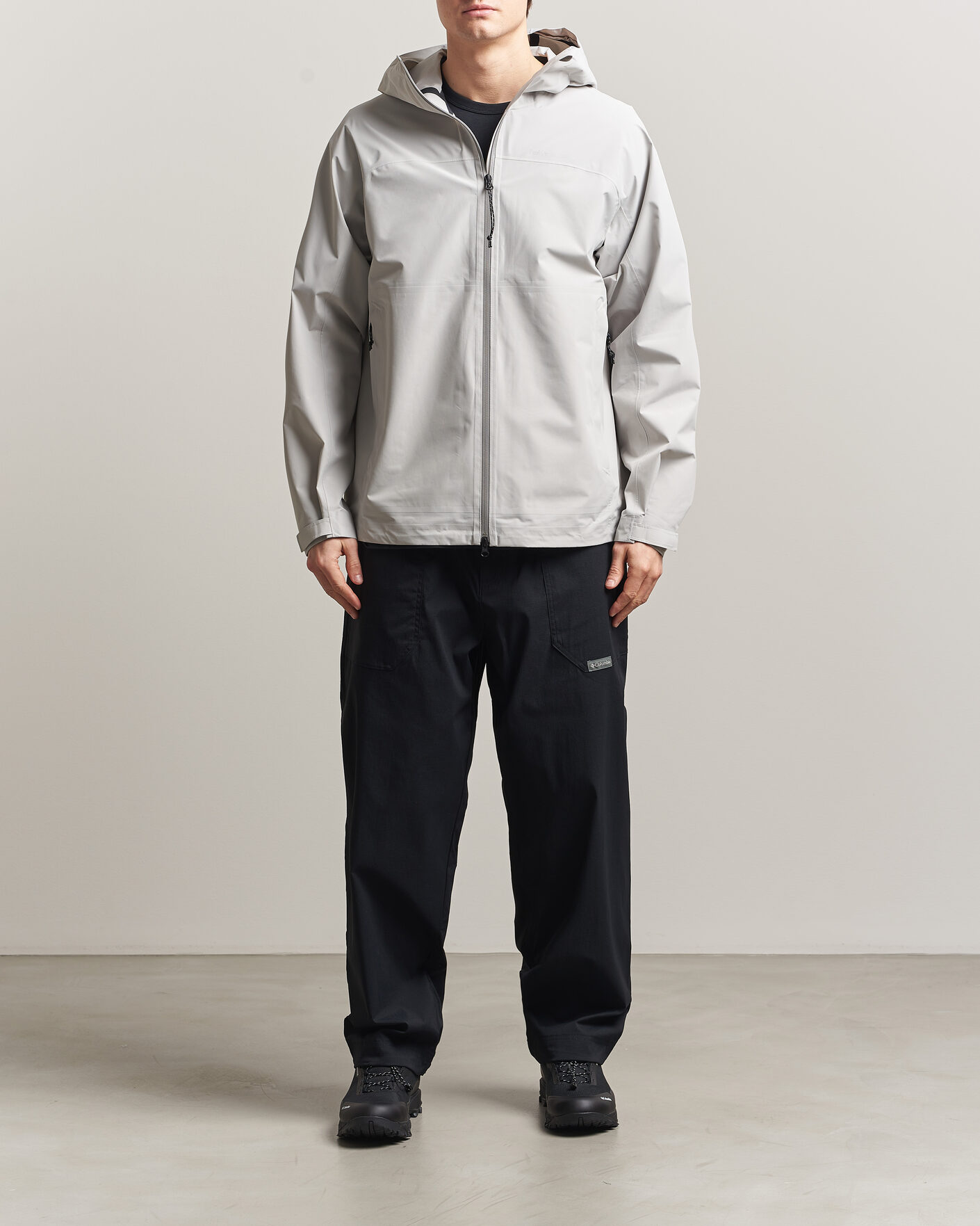 Hombres | Abrigos y chaquetas | Peak Performance | Treeline Hipe Hooded Shell Jacket Summit Smoke