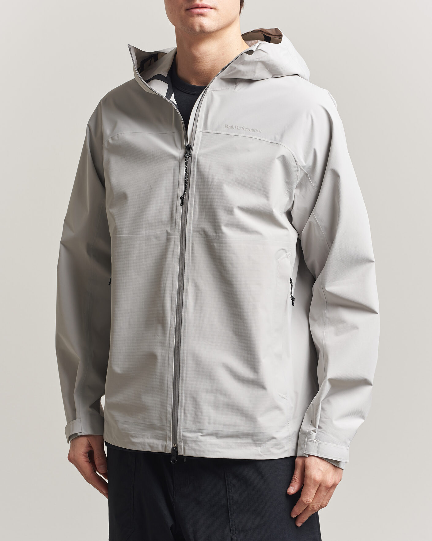 Hombres | Abrigos y chaquetas | Peak Performance | Treeline Hipe Hooded Shell Jacket Summit Smoke