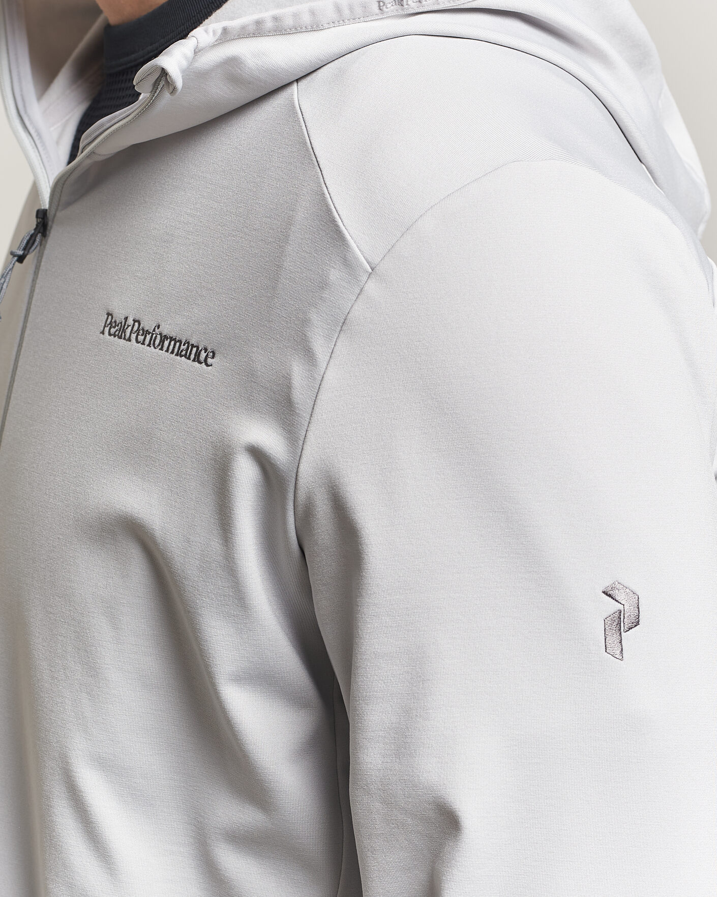 Hombres | Jerséis y prendas de punto | Peak Performance | Light Hooded Full Zip Summit Smoke