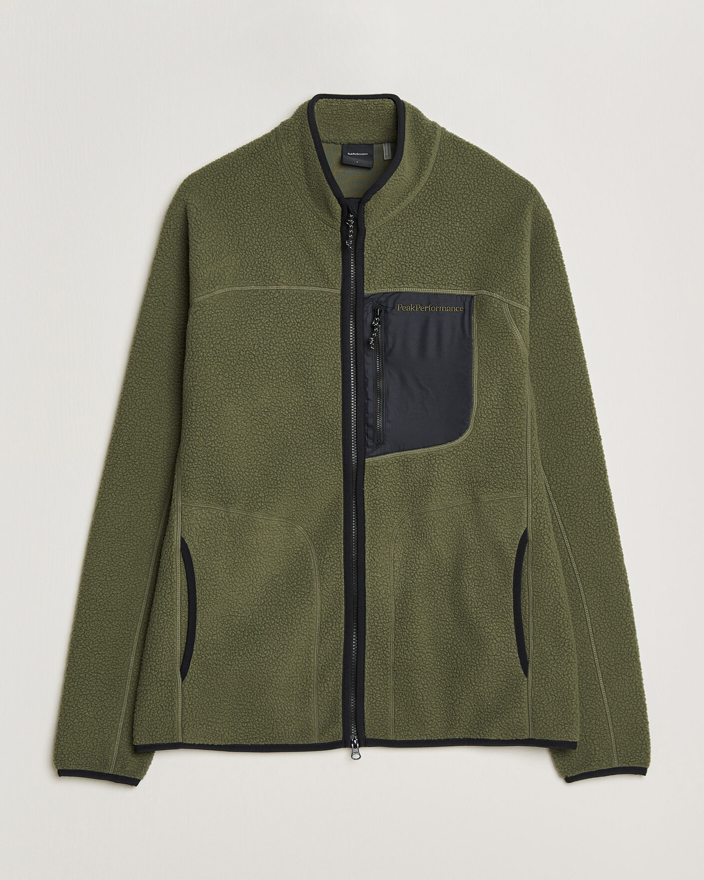 Hombres | Jerséis y prendas de punto | Peak Performance | Nature Rush Pile Full Zip Pine Needle