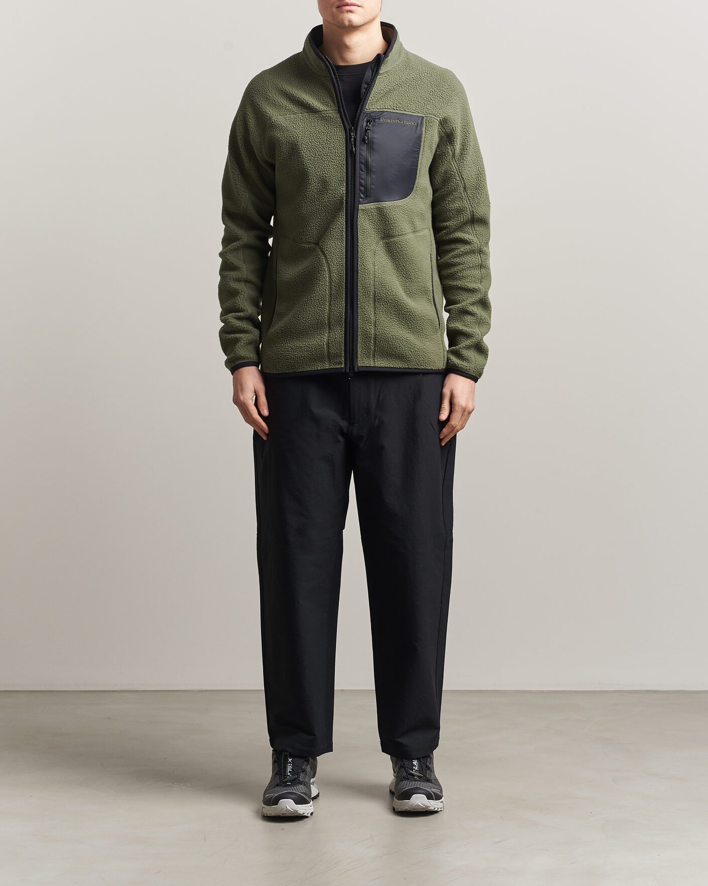 Hombres | Jerséis y prendas de punto | Peak Performance | Nature Rush Pile Full Zip Pine Needle