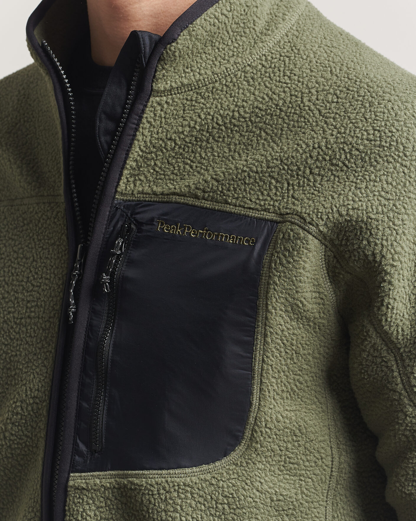 Hombres | Jerséis y prendas de punto | Peak Performance | Nature Rush Pile Full Zip Pine Needle