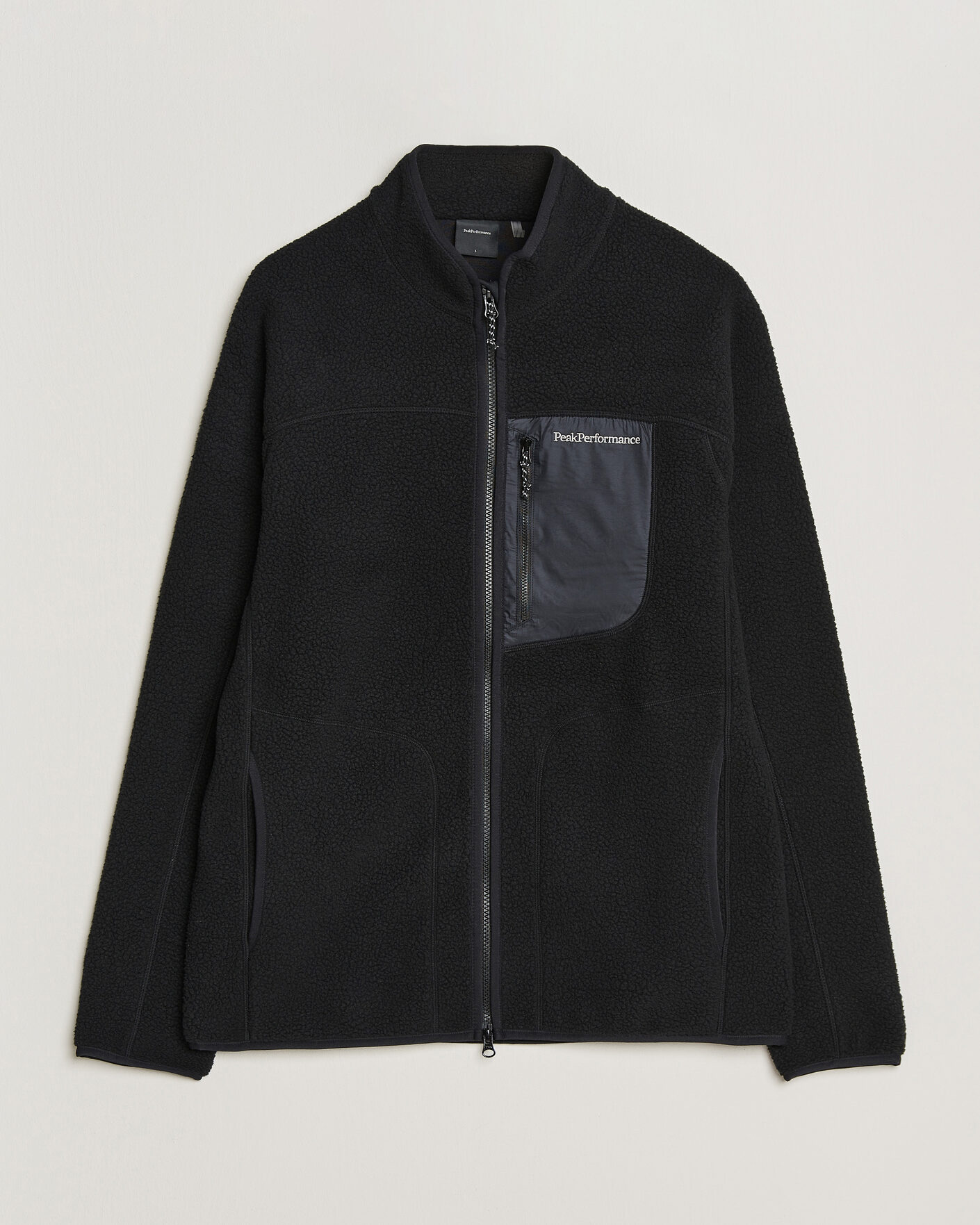 Hombres | Jerséis y prendas de punto | Peak Performance | Nature Rush Pile Full Zip Black