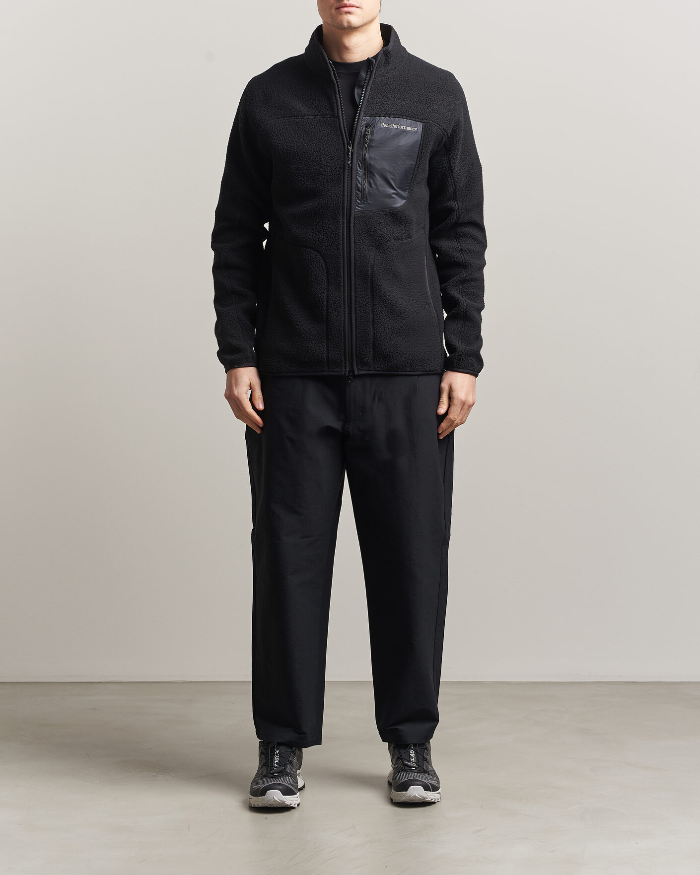 Hombres | Jerséis y prendas de punto | Peak Performance | Nature Rush Pile Full Zip Black