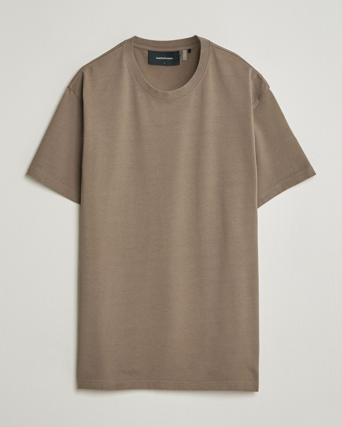 Hombres | Camisetas | Peak Performance | Heavy Cotton T-Shirt Terrian Tan