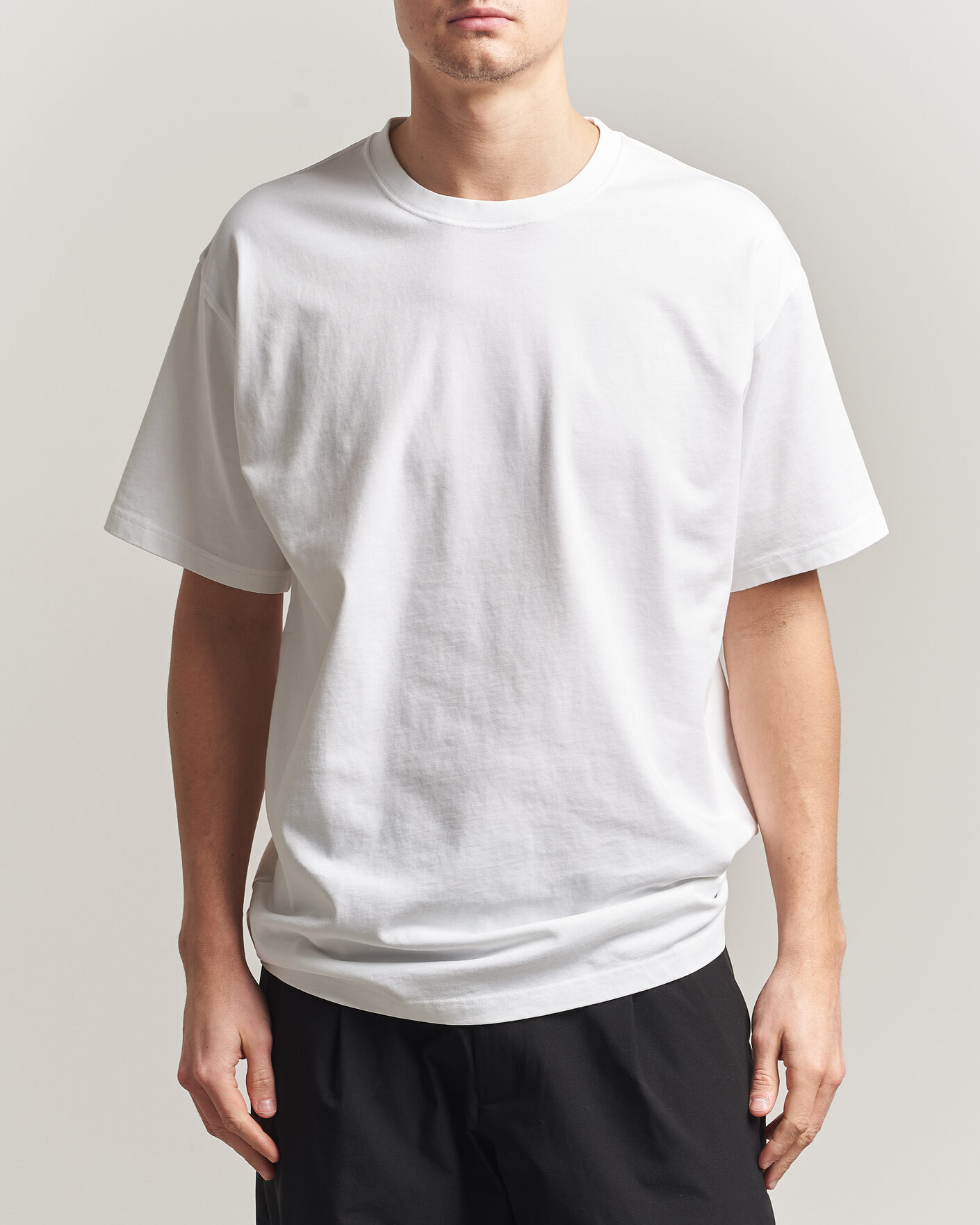 Hombres | Camisetas | Peak Performance | Heavy Cotton T-Shirt White