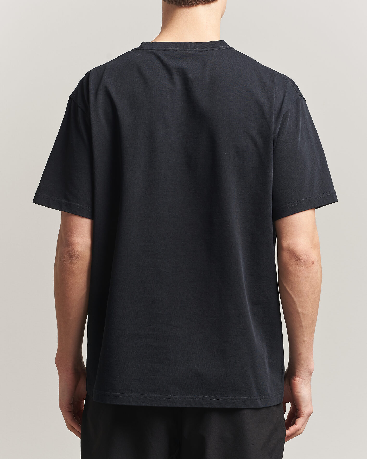 Hombres | Camisetas | Peak Performance | Heavy Cotton T-Shirt Black