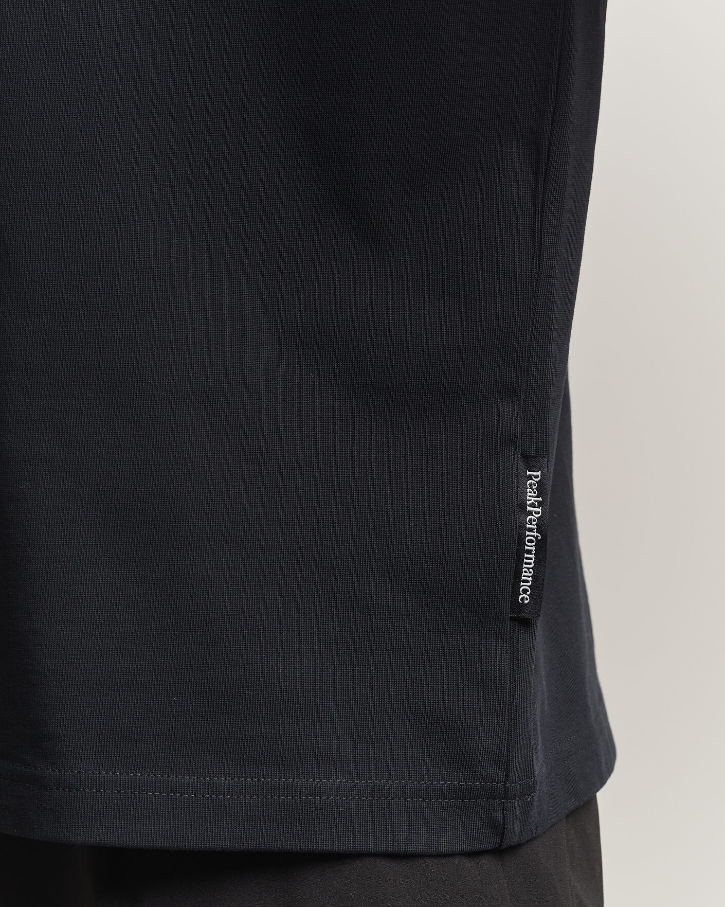 Hombres | Camisetas | Peak Performance | Heavy Cotton T-Shirt Black