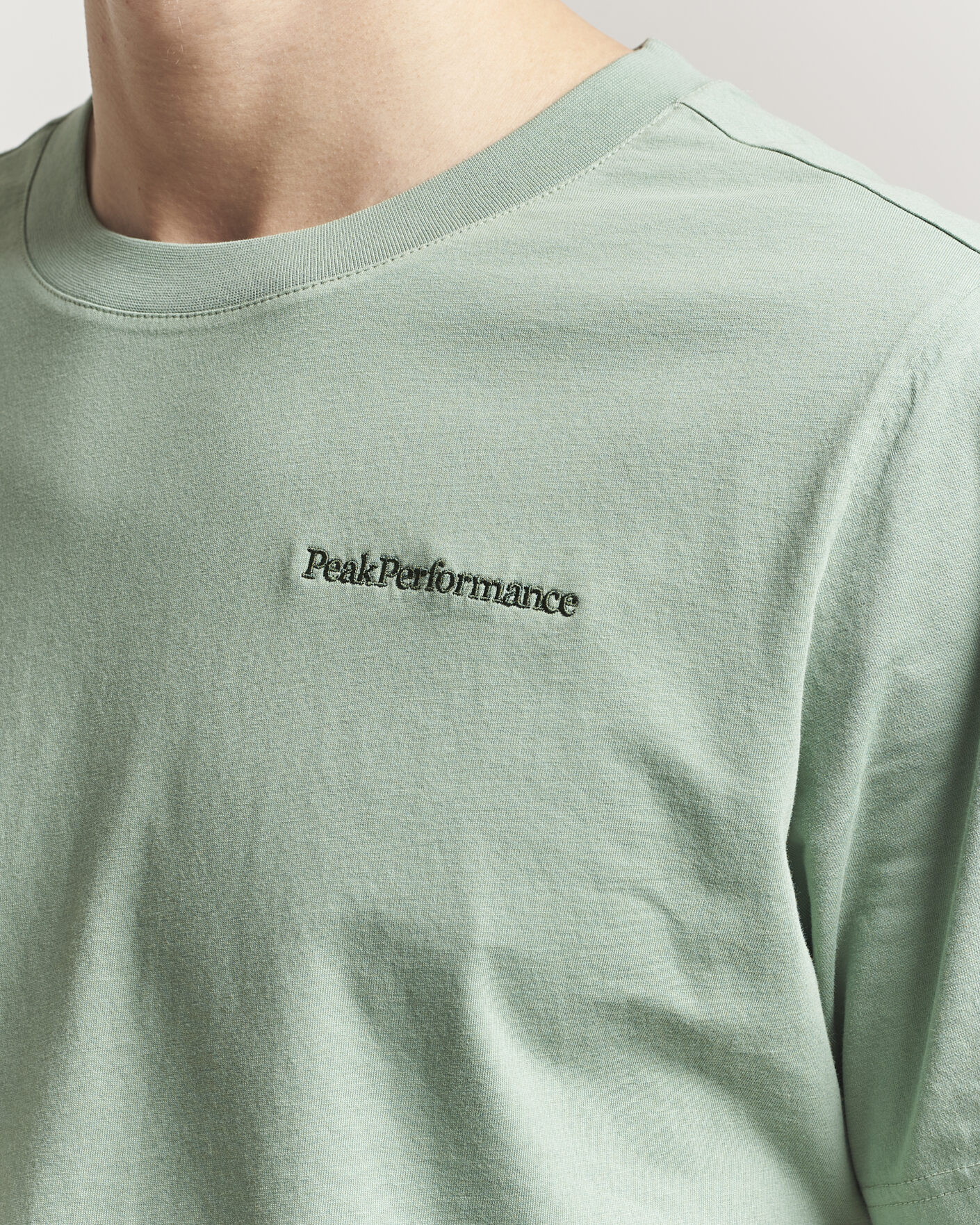 Hombres | Camisetas | Peak Performance | Original Crew Neck T-Shirt Green Valley