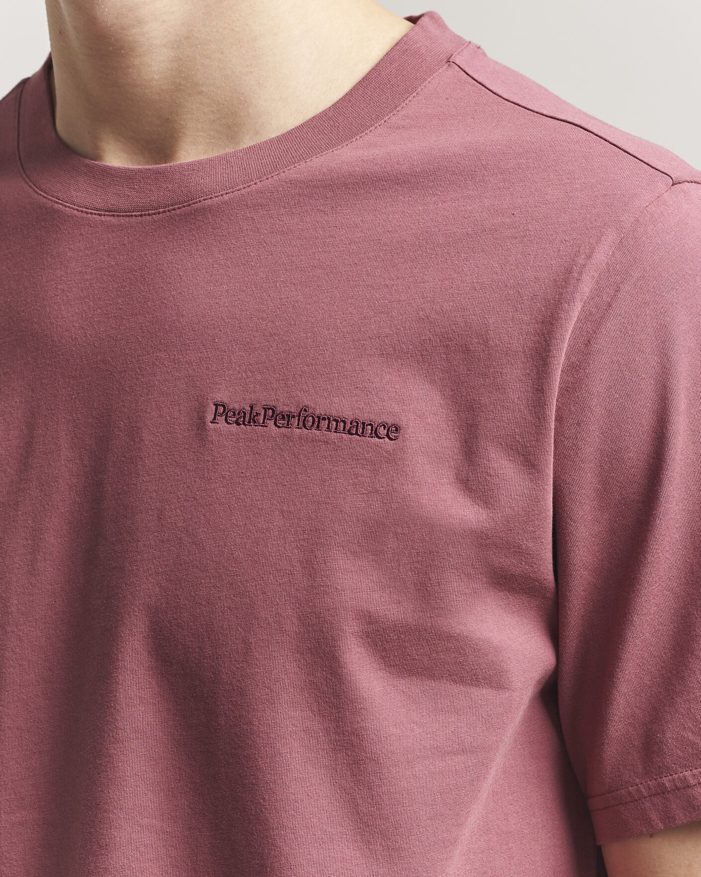 Hombres | Camisetas | Peak Performance | Original Crew Neck T-Shirt Wild Rouge