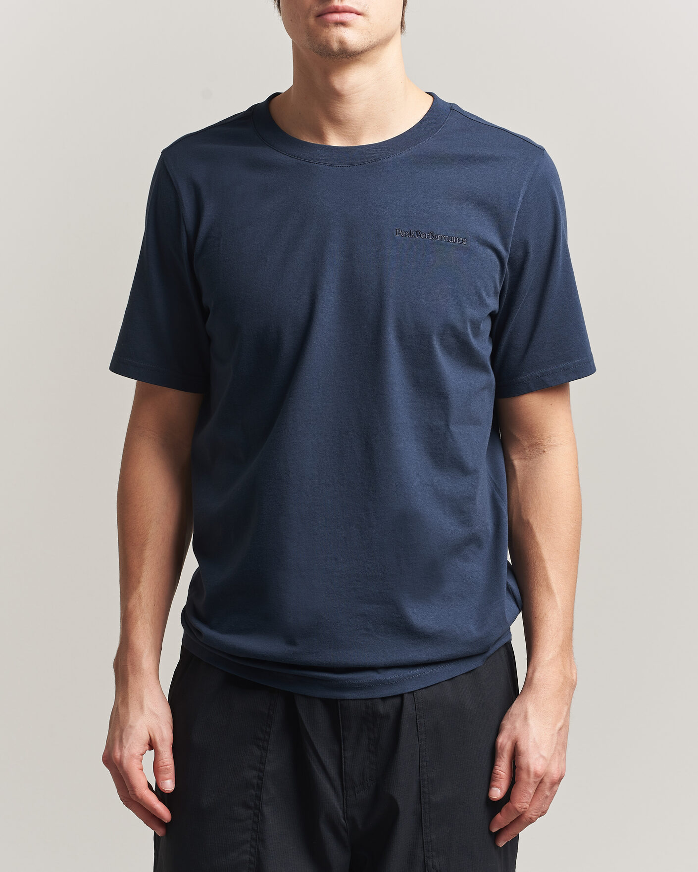 Hombres | Camisetas | Peak Performance | Original Crew Neck T-Shirt Blue Shadow