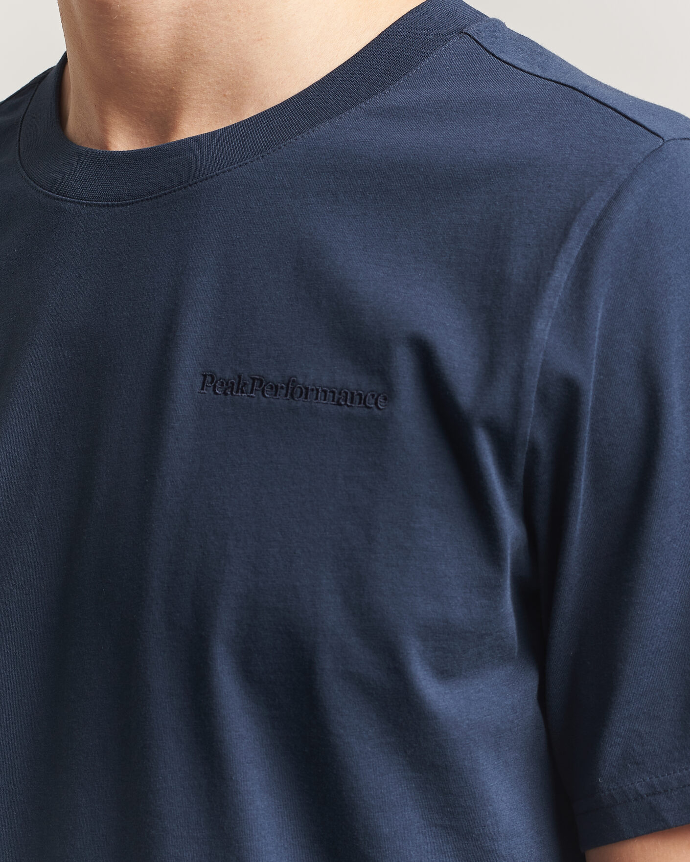 Hombres | Camisetas | Peak Performance | Original Crew Neck T-Shirt Blue Shadow