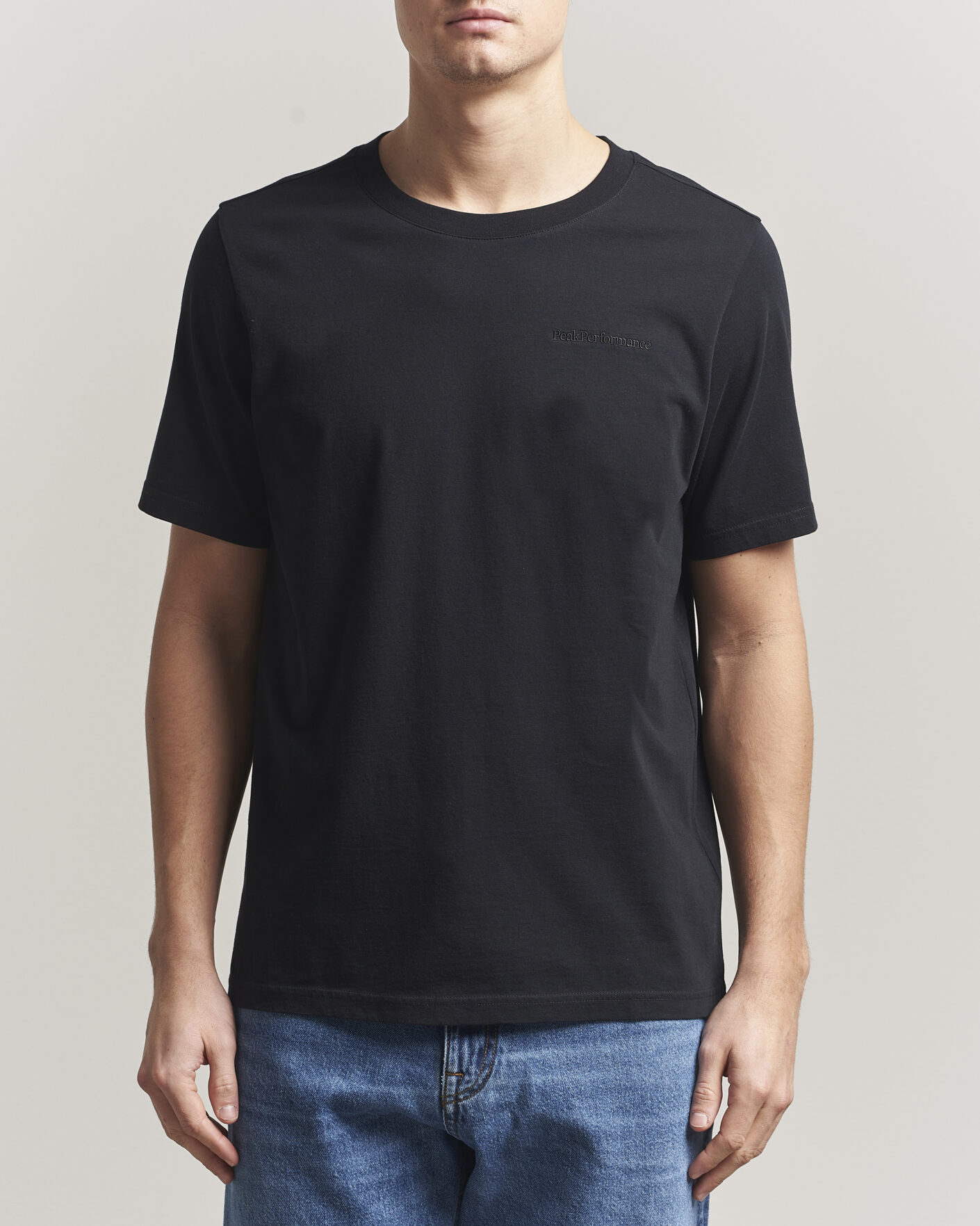 Hombres | Camisetas | Peak Performance | Original Crew Neck T-Shirt Black