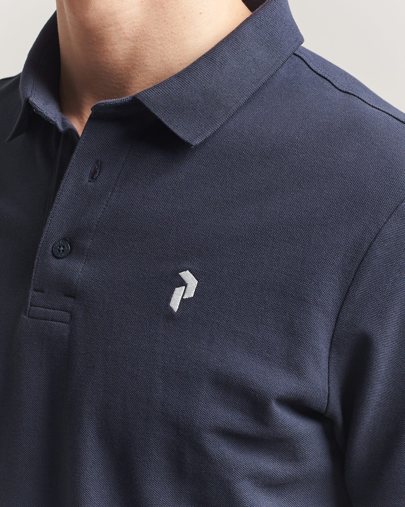 Hombres | Polos | Peak Performance | Classic Cotton Polo Blue Shadow