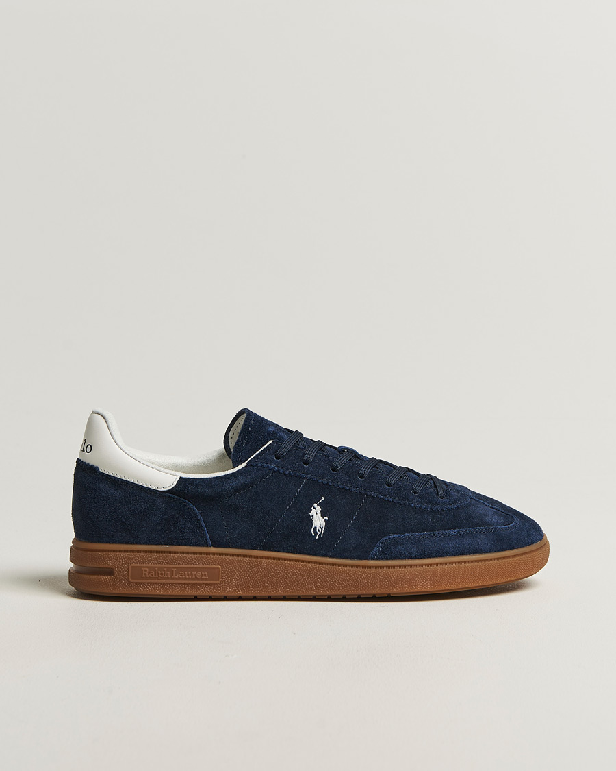 Hombres | Zapatillas | Polo Ralph Lauren | Bedford Suede Sneakers Navy/Deckwash White