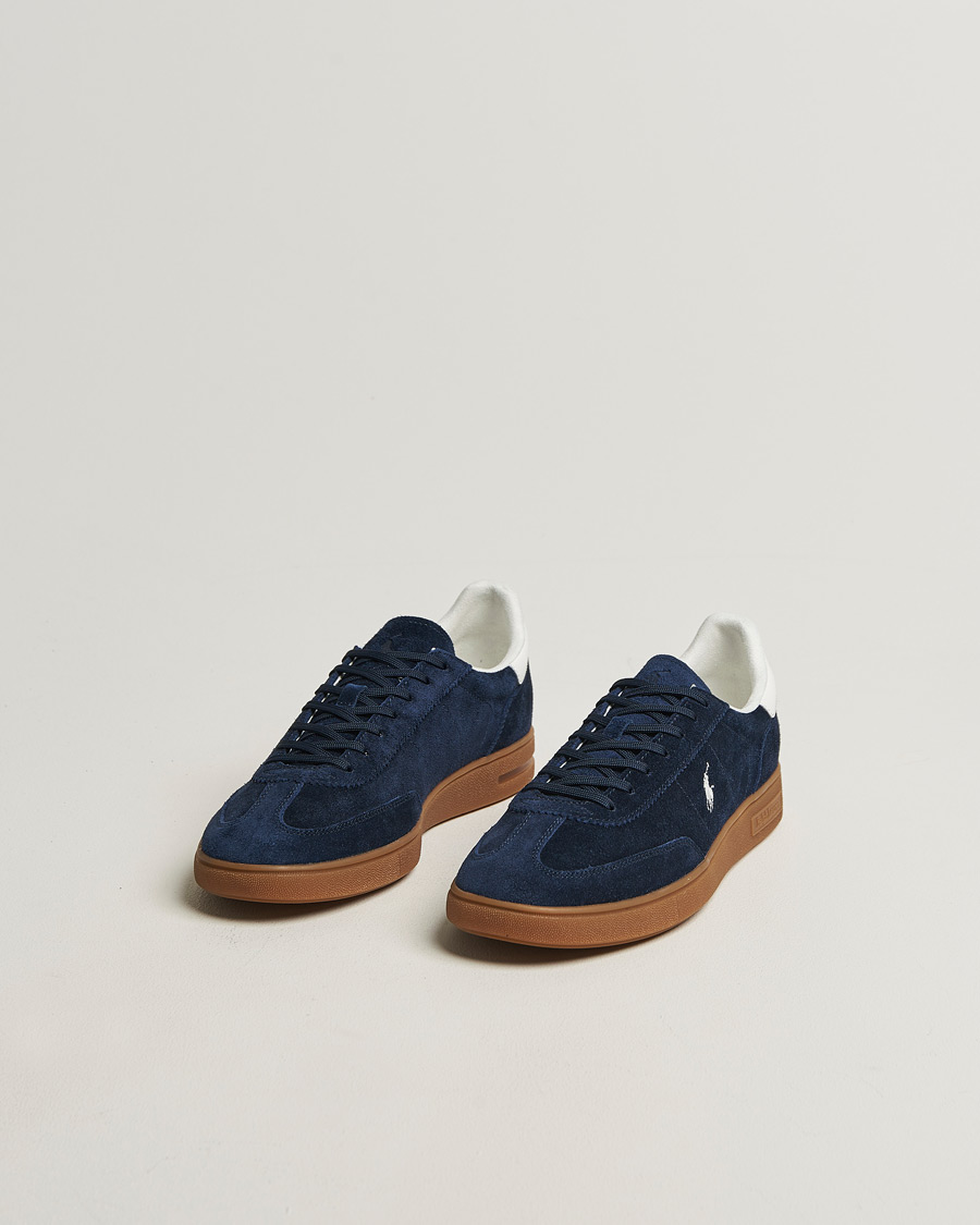 Hombres | Zapatillas | Polo Ralph Lauren | Bedford Suede Sneakers Navy/Deckwash White