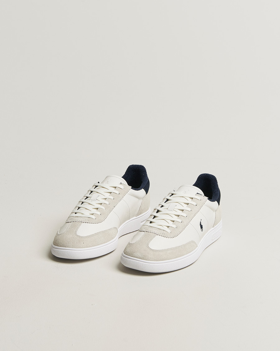 Hombres | Zapatillas | Polo Ralph Lauren | Bedford Leather/Suede Sneakers White/Navy