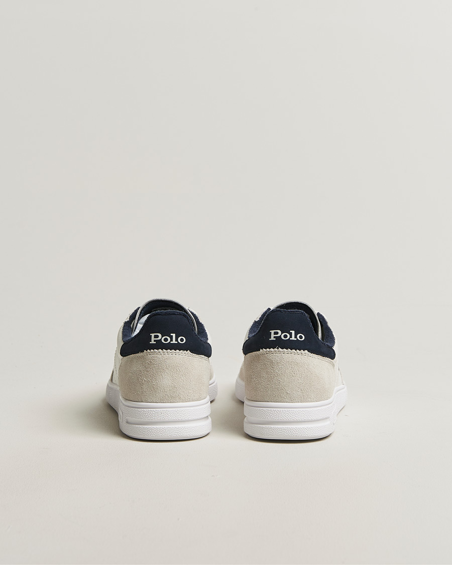 Hombres | Zapatillas | Polo Ralph Lauren | Bedford Leather/Suede Sneakers White/Navy