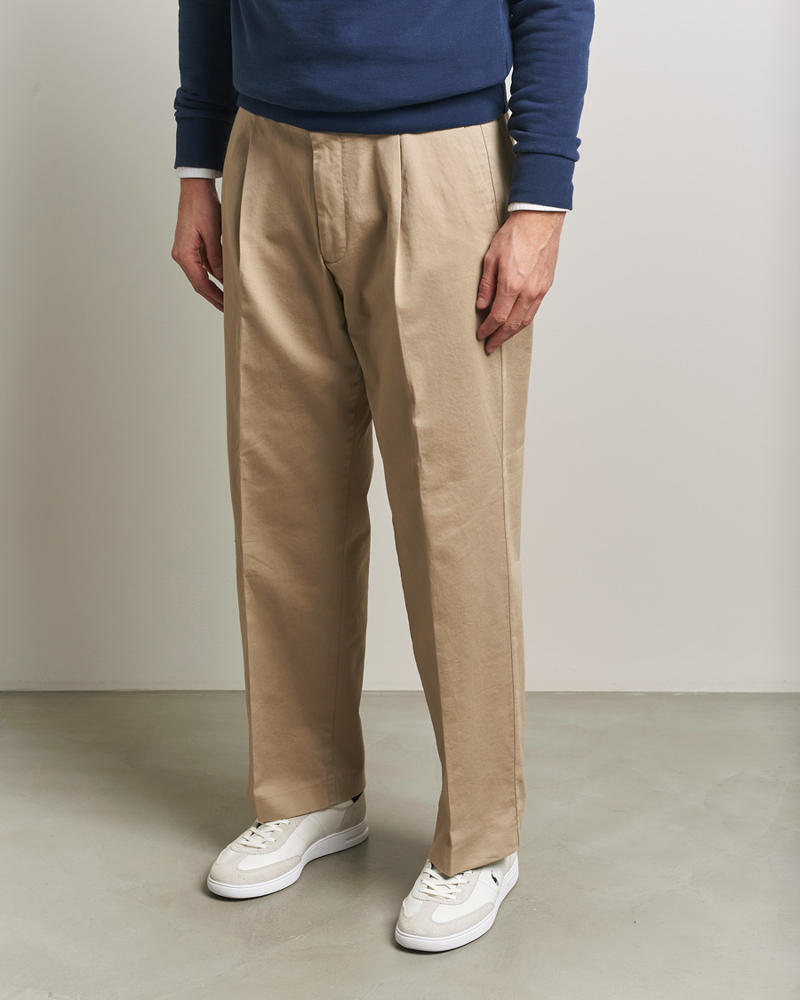 Hombres | Zapatillas | Polo Ralph Lauren | Bedford Leather/Suede Sneakers White/Navy