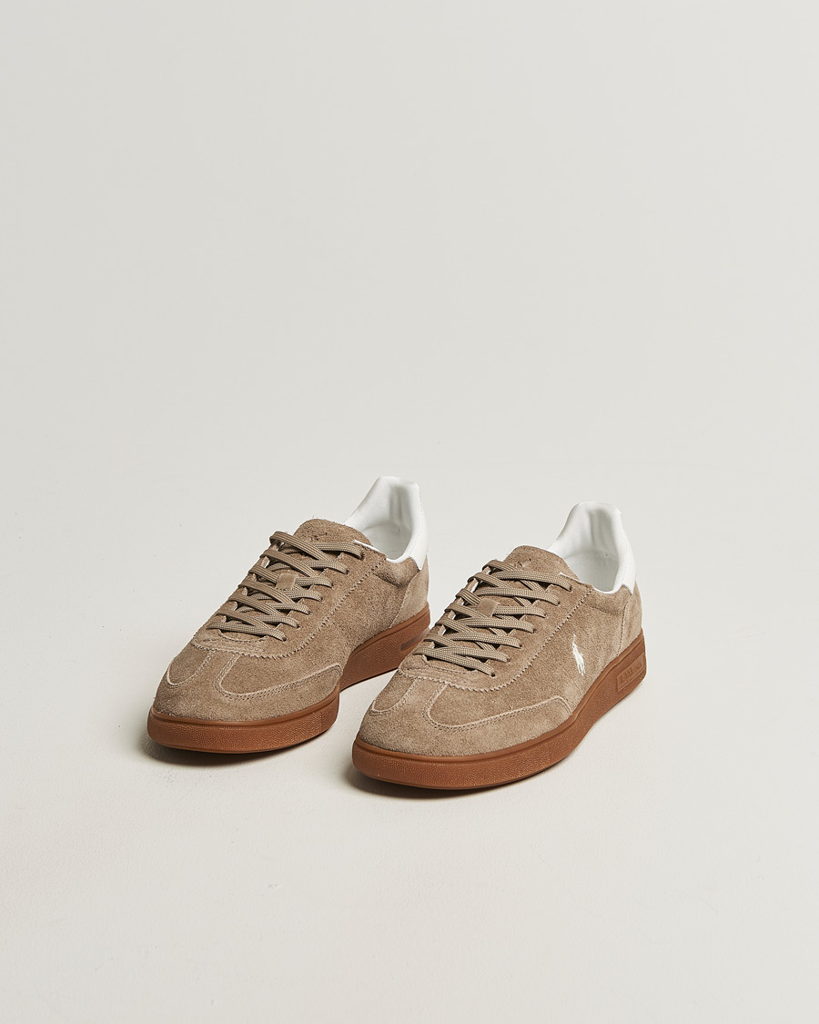 Hombres | Zapatillas | Polo Ralph Lauren | Bedford Suede Sneakers Dirty Buck/White