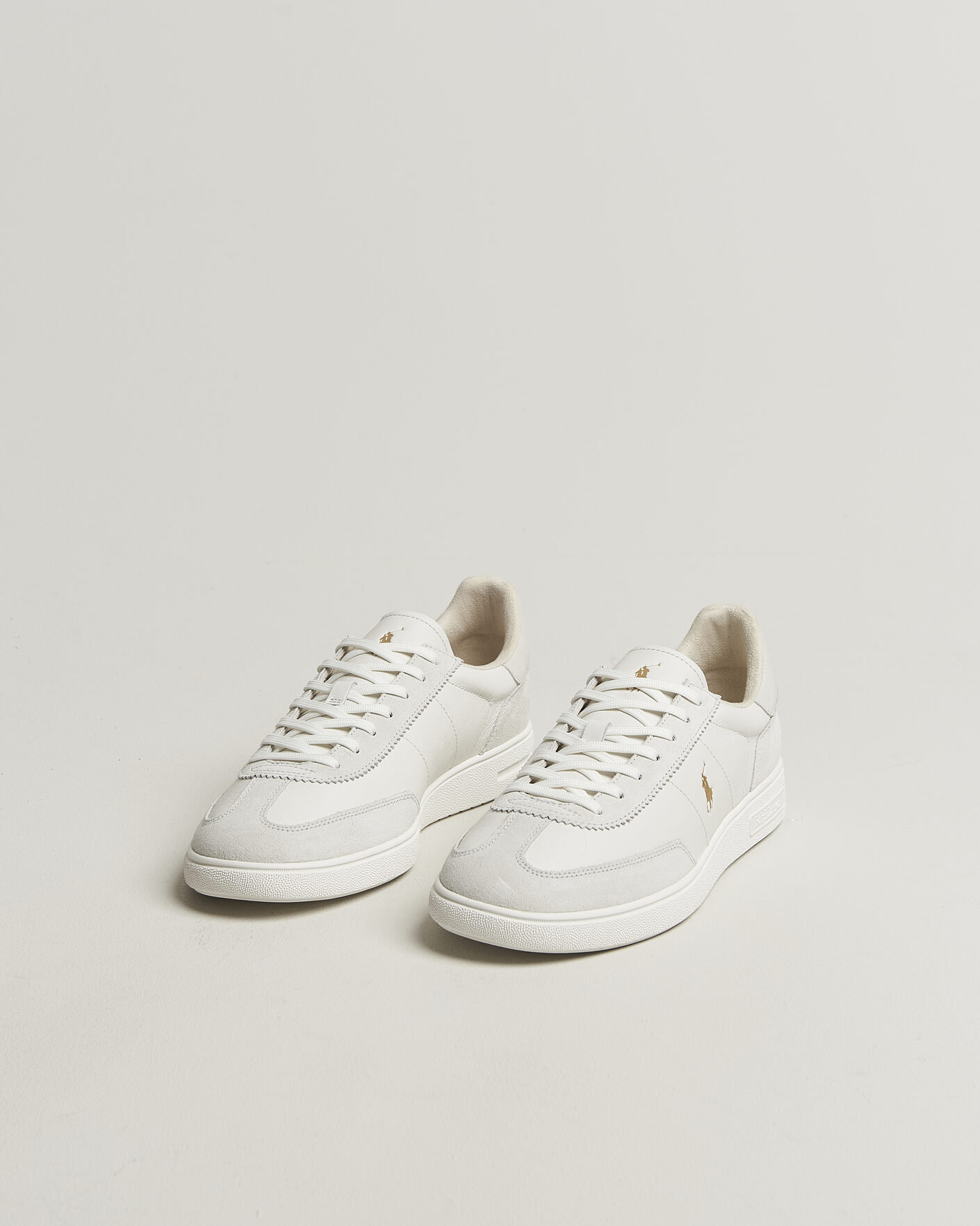 Hombres | Zapatillas | Polo Ralph Lauren | Bedford Leather/Suede Sneakers Bianco