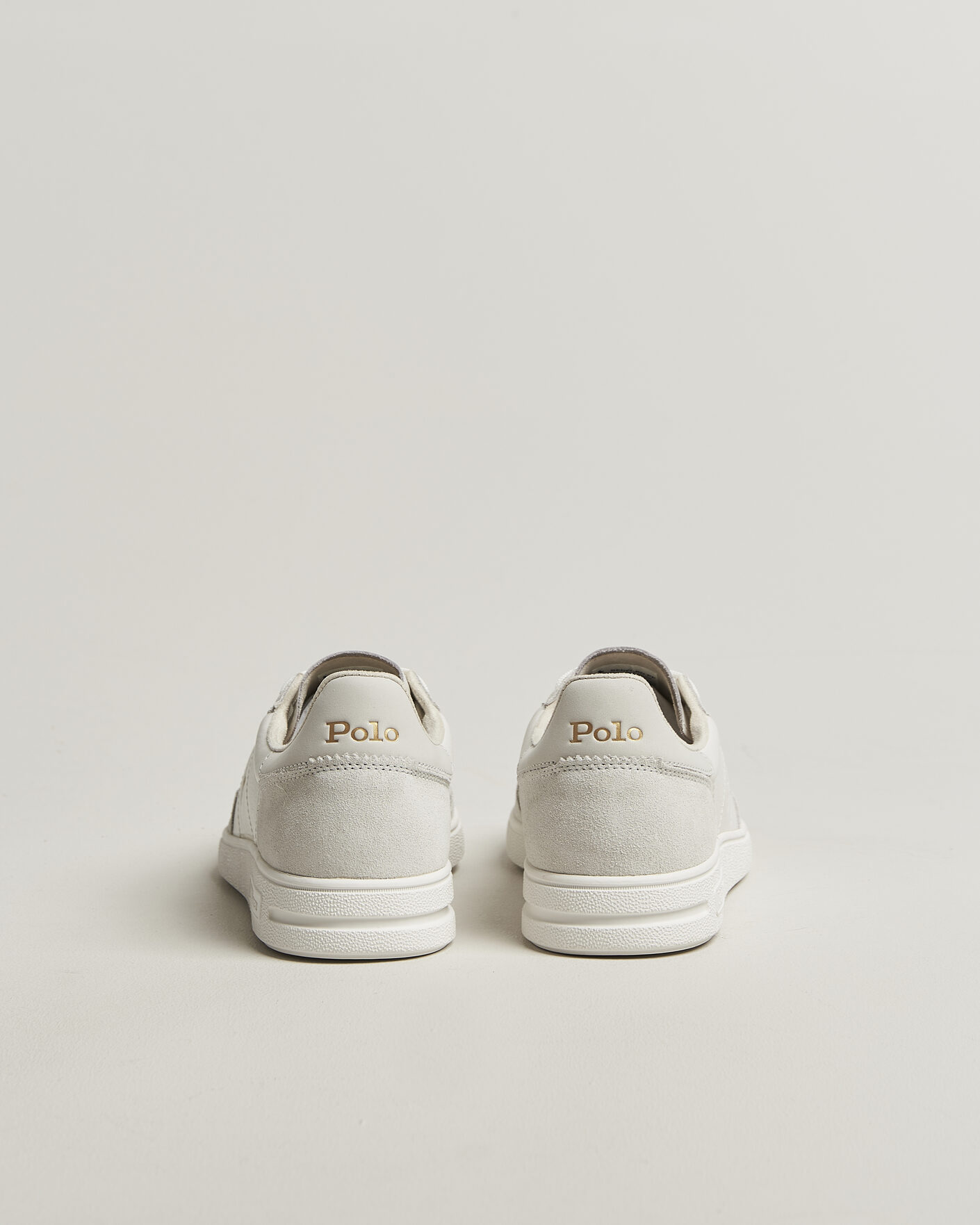 Hombres | Zapatillas | Polo Ralph Lauren | Bedford Leather/Suede Sneakers Bianco