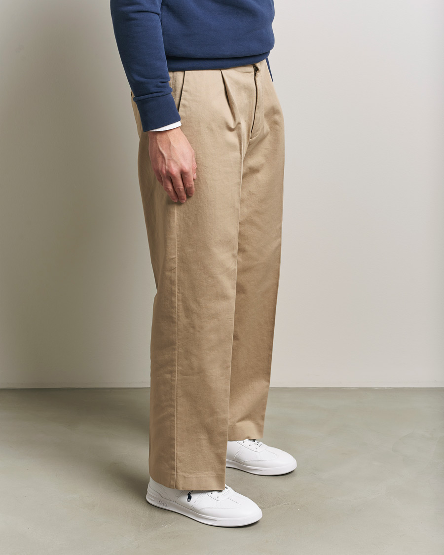 Hombres | Zapatillas | Polo Ralph Lauren | Aera Grained Leather Sneakers White/Navy