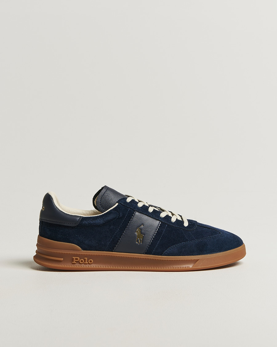 Hombres | Zapatillas | Polo Ralph Lauren | Aera Suede Sneakers Hunter Navy