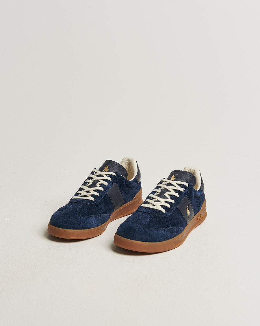 Hombres | Zapatillas | Polo Ralph Lauren | Aera Suede Sneakers Hunter Navy