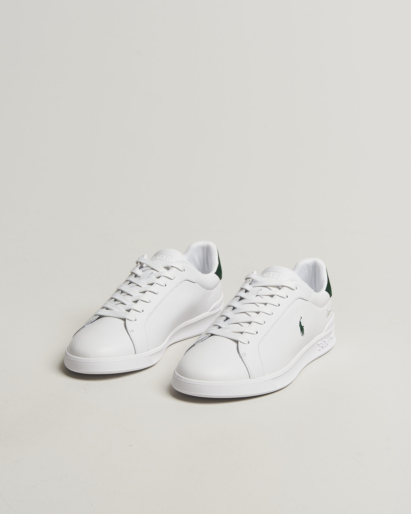Hombres | Zapatillas | Polo Ralph Lauren | Heritage Court II Sneakers White/New Fores