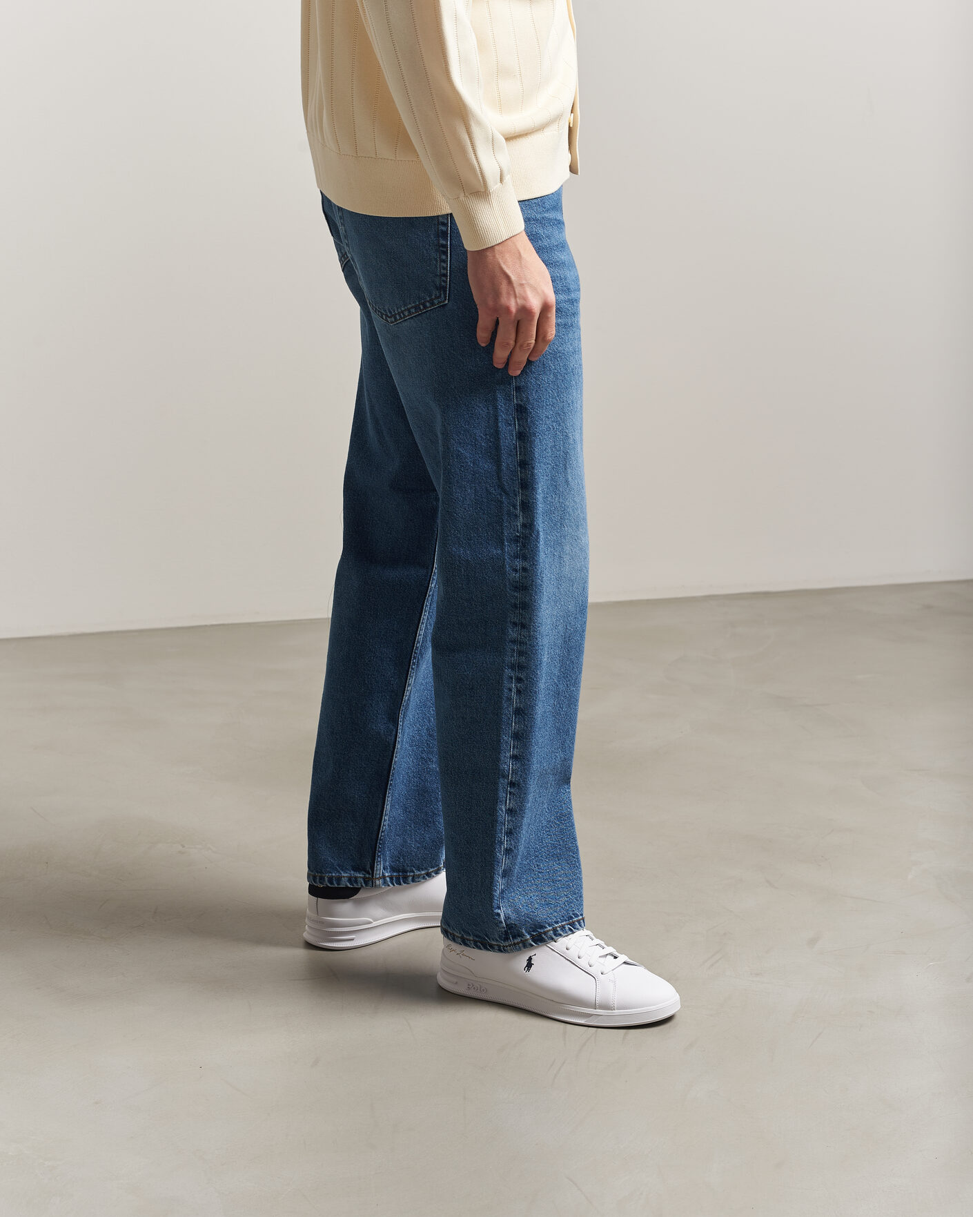 Hombres | Zapatillas | Polo Ralph Lauren | Heritage Court II Sneakers White/Navy