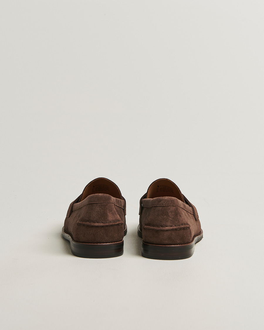 Hombres | Mocasines | Polo Ralph Lauren | Alston Suede Penny Loafers Dark Brown