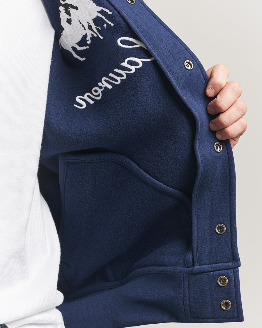 Hombres | Jerséis y prendas de punto | Polo Ralph Lauren | Magic Fleece Bomber Jacket Newport Navy