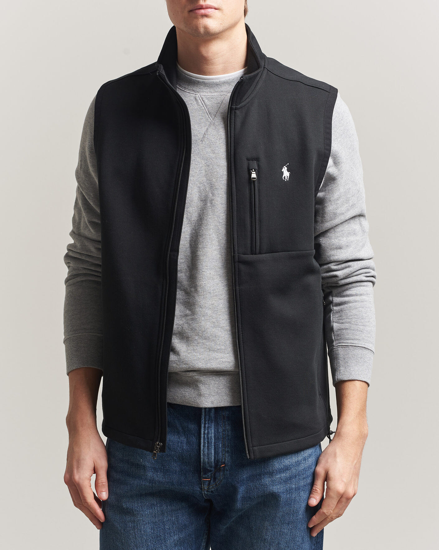 Hombres | Chalecos | Polo Ralph Lauren | Double Knitted Vest Polo Black