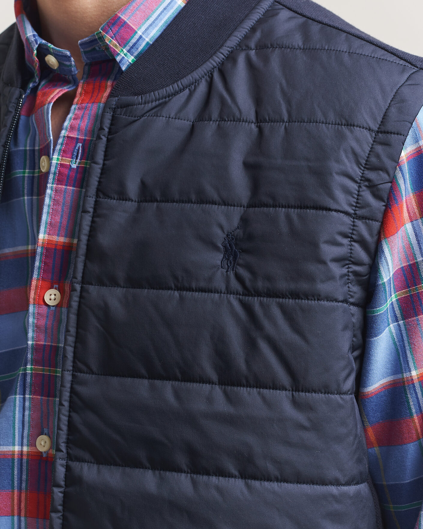 Hombres | Jerséis y prendas de punto | Polo Ralph Lauren | Double Knitted Jaquard Vest Aviator Navy