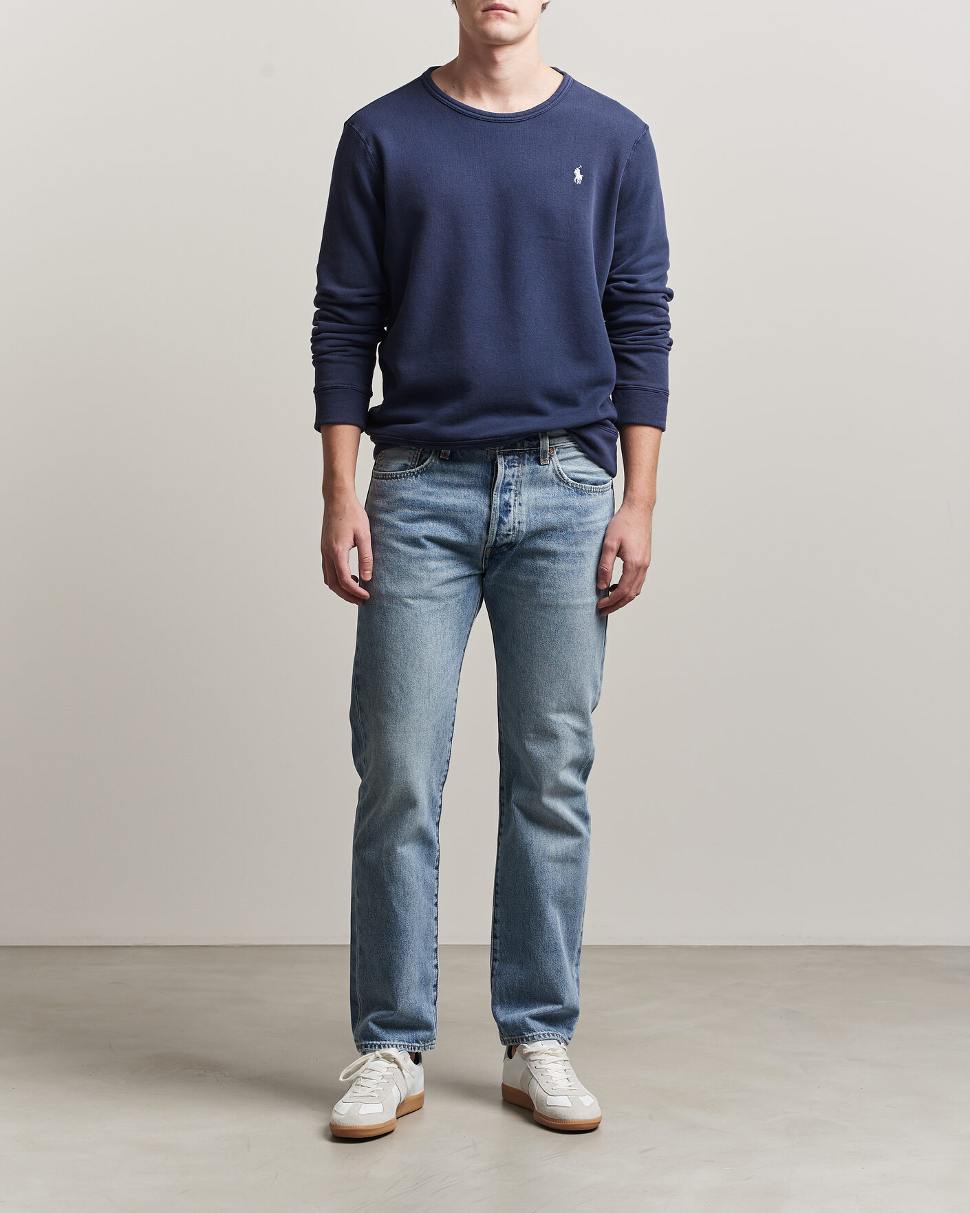Hombres | Jerséis y prendas de punto | Polo Ralph Lauren | Island Terry Sweatshirt Newport Navy
