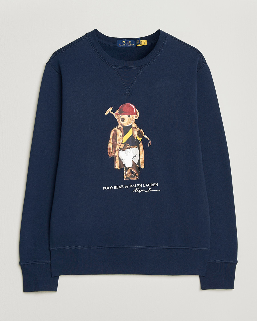 Hombres | Jerséis y prendas de punto | Polo Ralph Lauren | Fleece Bear Sweatshirt Newport Navy