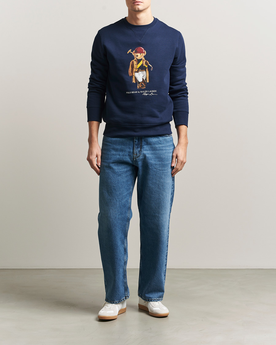 Hombres | Jerséis y prendas de punto | Polo Ralph Lauren | Fleece Bear Sweatshirt Newport Navy